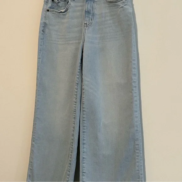 Daze Light Blue Wide Leg Women's Jeans - Picture 7 of 11